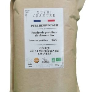 Protéine de chanvre bio 45% saveur Cacao